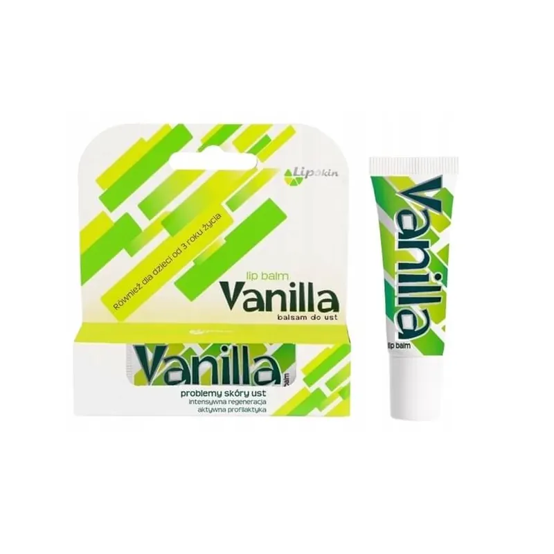 Retur ușor Lipskin Vanilla Balsam de buze pentru copii cu vârsta de peste 3 ani, 8 g