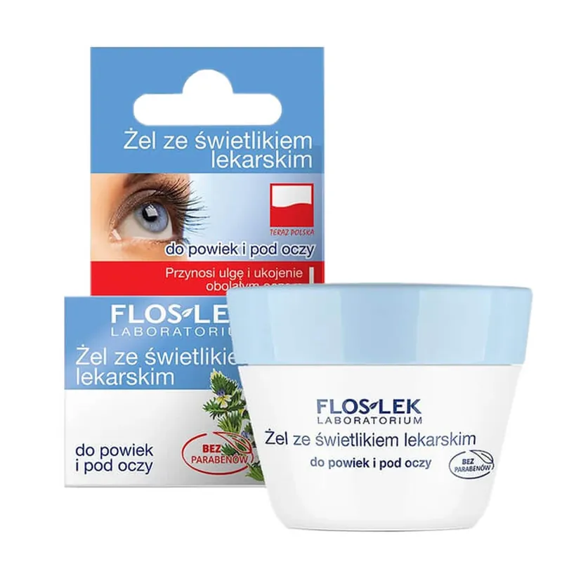 Reduceri Flos-Lek, Gel pentru pleoape și sub ochi, 10 g