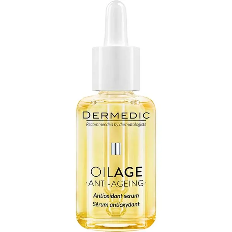 Dermedic Oilage, ser antioxidant, piele sensibilă cu semne de îmbătrânire, 30 ml Cel mai vândut