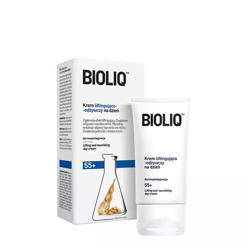 Bioliq 55+, Cremă de zi cu efect de lifting și revitalizare, 50 ml Ultima șansă