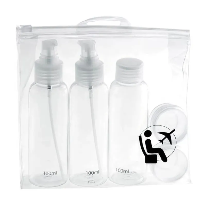 Inter-Vion, set de recipiente pentru cosmetice de călătorie, 111210 Popular