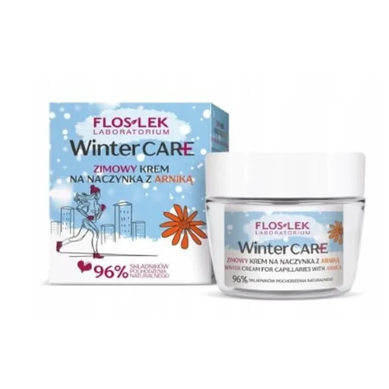 Disponibil imediat Flos-Lek Winter Care Cremă de iarnă pentru capilare cu arnică, 50 ml
