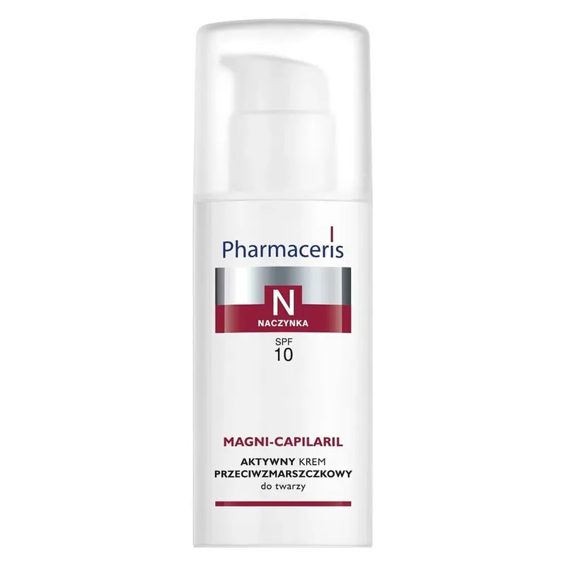Reducere de preț Pharmaceris N Magni-Capilaril, Cremă de față activă antirid, SPF 10, 50 ml