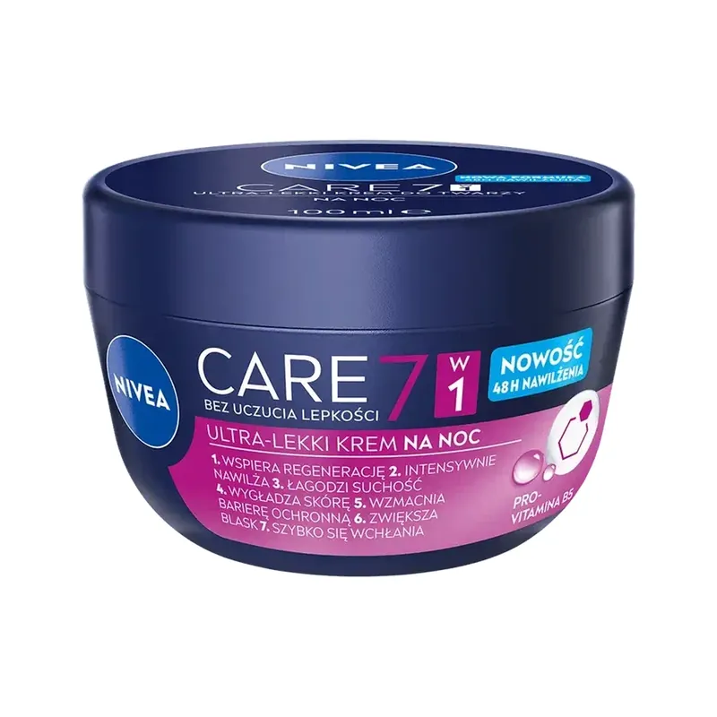 NIVEA CARE Cremă de față ușoară de noapte 7 în 1 100 ml Super ofertă