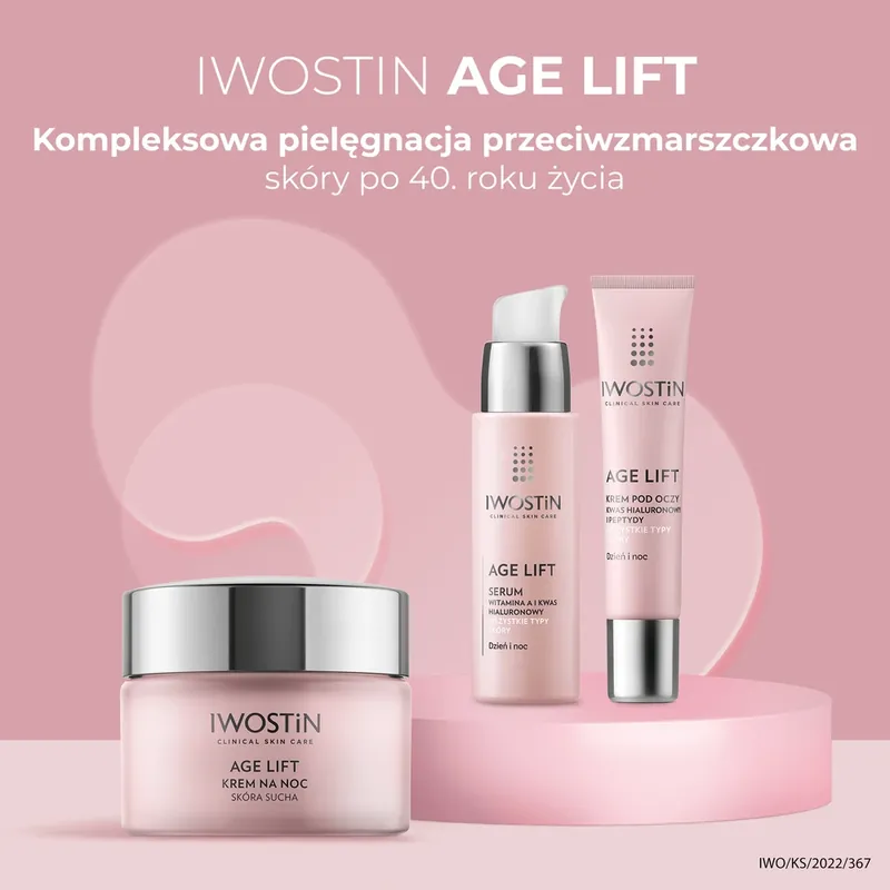 Iwostin Age Lift, Cremă de noapte, ten uscat, 50 ml Reducere