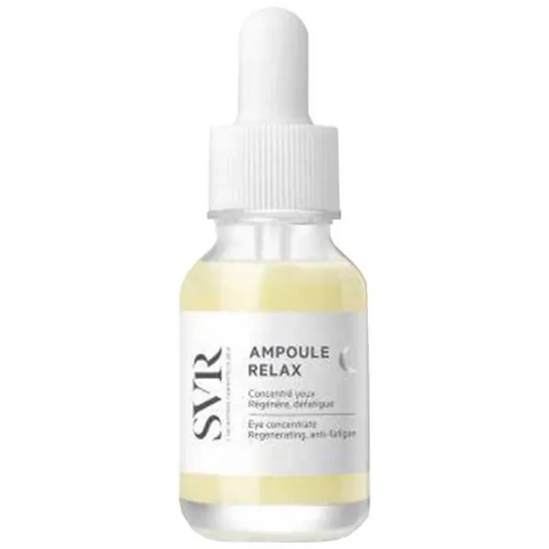 Calitate înaltă SVR Ampoule Relax, ser de noapte pentru ochi, 15 ml