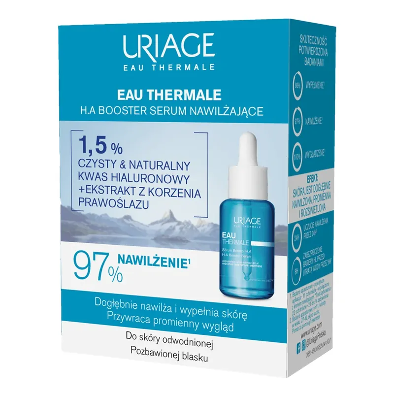 Ultima șansă Uraige Eau Thermale, Serum hidratant HA Booster, 30 ml