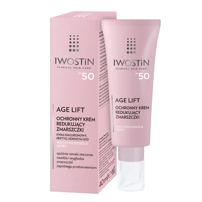 Cel mai vândut Iwostin Age Lift, cremă protectoare antirid, SPF 50, 40 ml