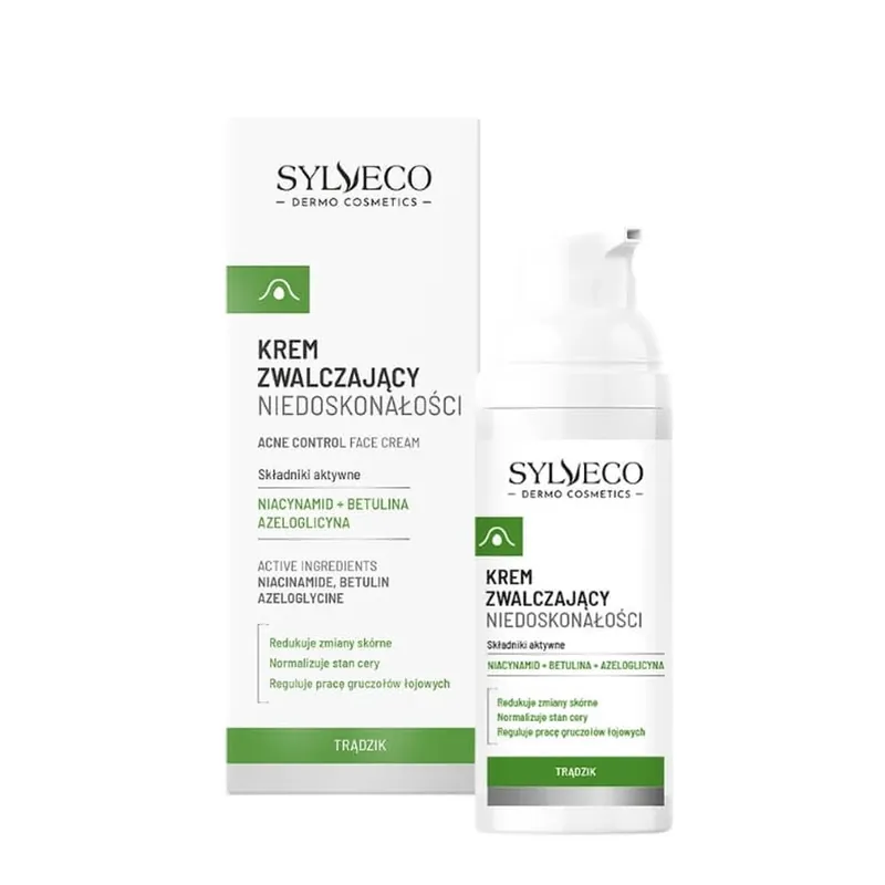 Ofertă exclusivă Sylveco Dermo Acne Cream Combaterea imperfecțiunilor, 50 ml
