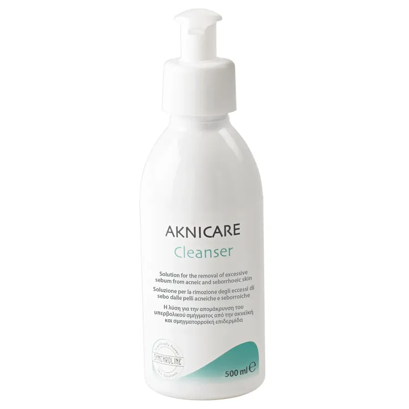 Ofertă exclusivă Synchroline Aknicare Cleanser, gel de curățare pentru ten gras și cu tendință acneică, 500 ml