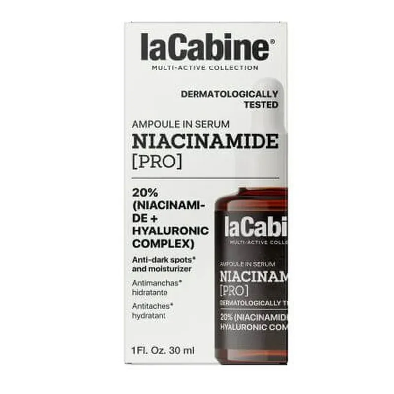 Cel mai vândut Ser de fata pentru corectarea petelor Niacinamide Pro Multi-active, 30 ml, La Cabine