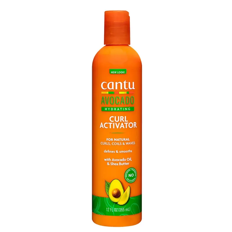 Crema pentru activarea parului cret cu ulei de avocado, 355 ml, Cantu Ofertă limitată