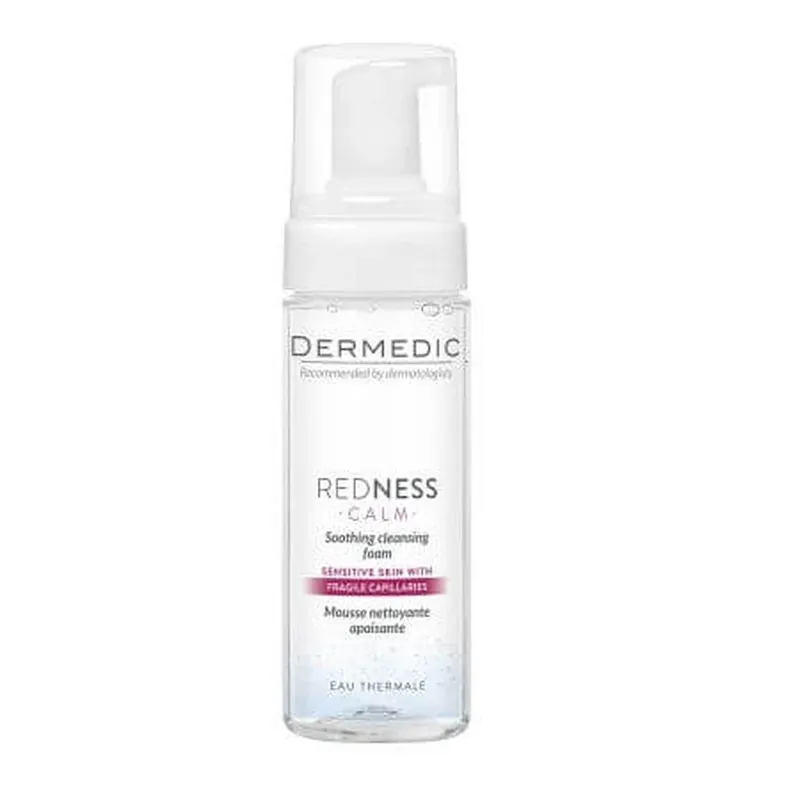 Dermedic Redness Calm Spuma de curatare calmanta pentru fata , 150 ml Reducere specială