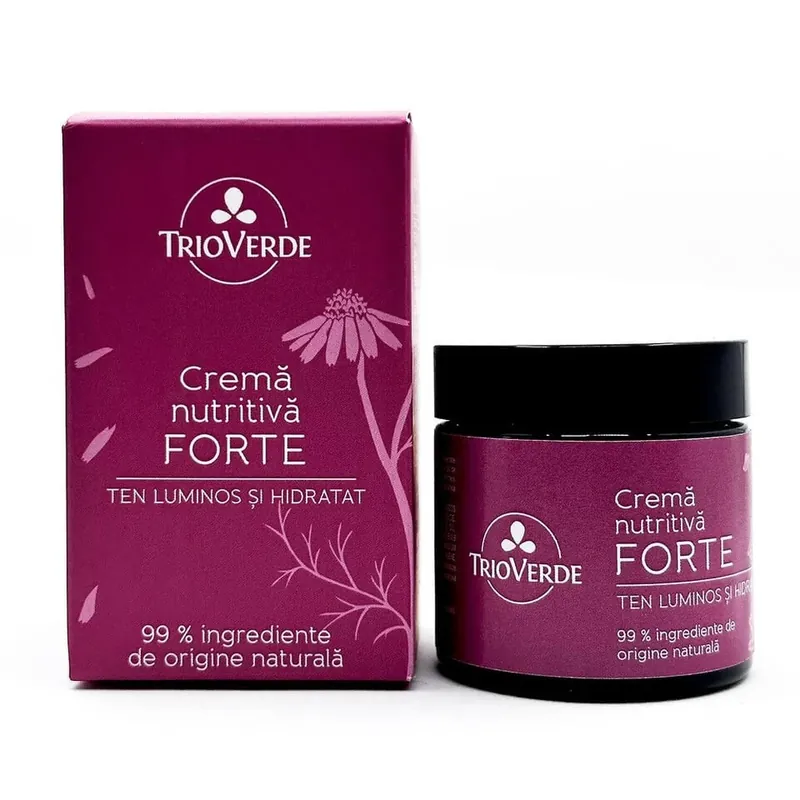 Crema nutritiva forte, 60 ml, Trio Verde Retur gratuit