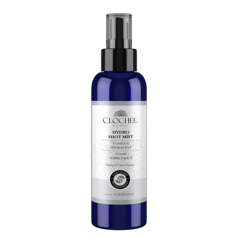Cumpărături sigure Clochee Simply Organic Hydro Shot Mist, tonic hidratant, 100 ml