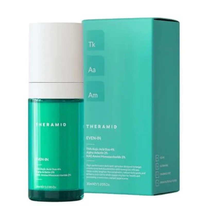 Preferatul clienților Serum pentru uniformizarea tenului Even-In, 30 ml, Theramid