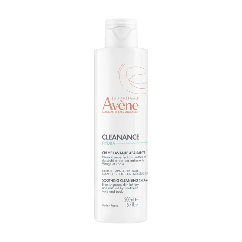 Avene Cleanance Hydra, cremă de curățare și calmare pentru față și corp după tratamente farmacologice, 200 ml Chilipir