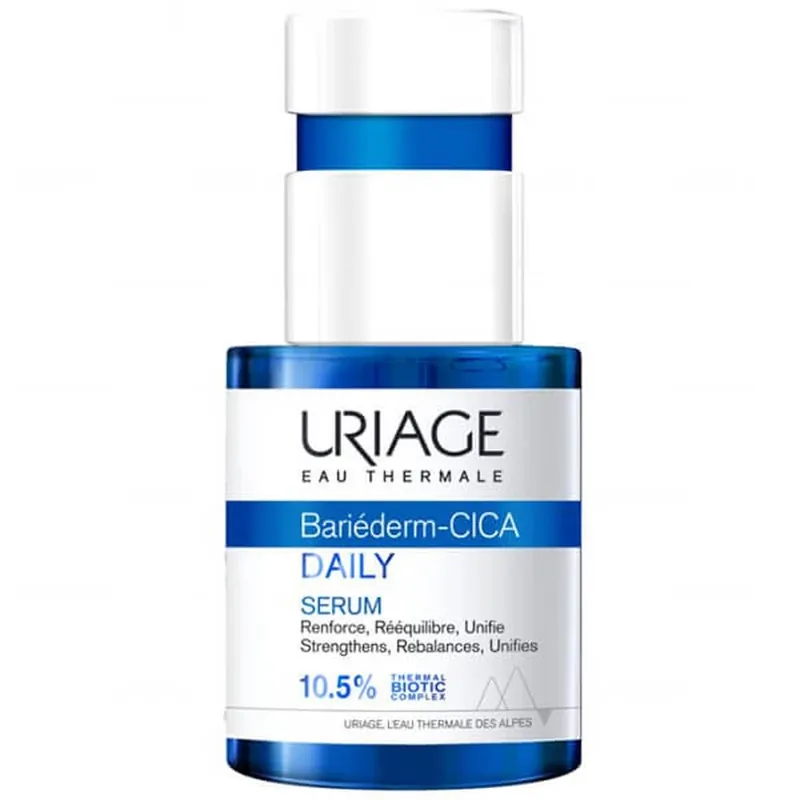 Cumpărături sigure Uriage Bariederm CICA Daily, ser restaurator pentru pielea sensibilă, 30 ml