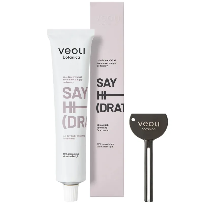 Veoli Botanica Say Hi(dration), cremă hidratantă facială ușoară pentru toată ziua, 75 ml Reducere