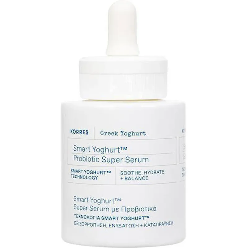 Korres Greek Yoghurt Serum Calmant și Hidratant pentru Față 30ml Preț redus