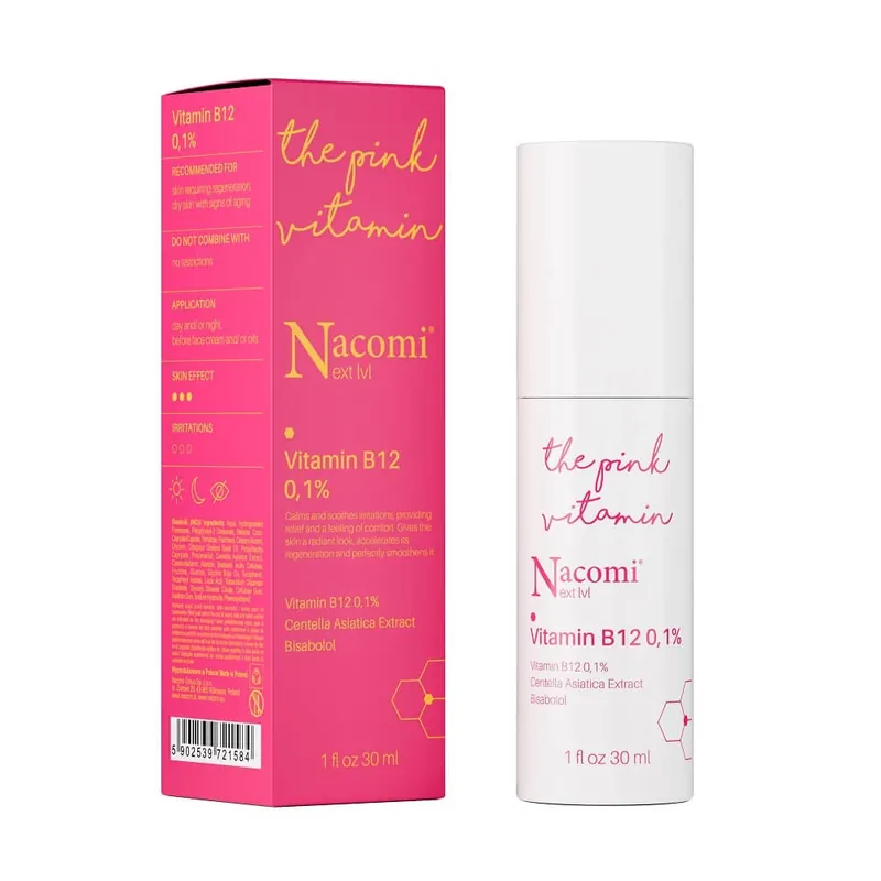 Nacomi Next Level Vitamina B12 0,1%, 30 ml Lichidare de stoc