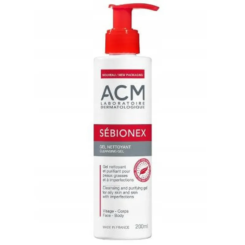 Retur gratuit ACM SEBIONEX Gel de curățare, 200ml