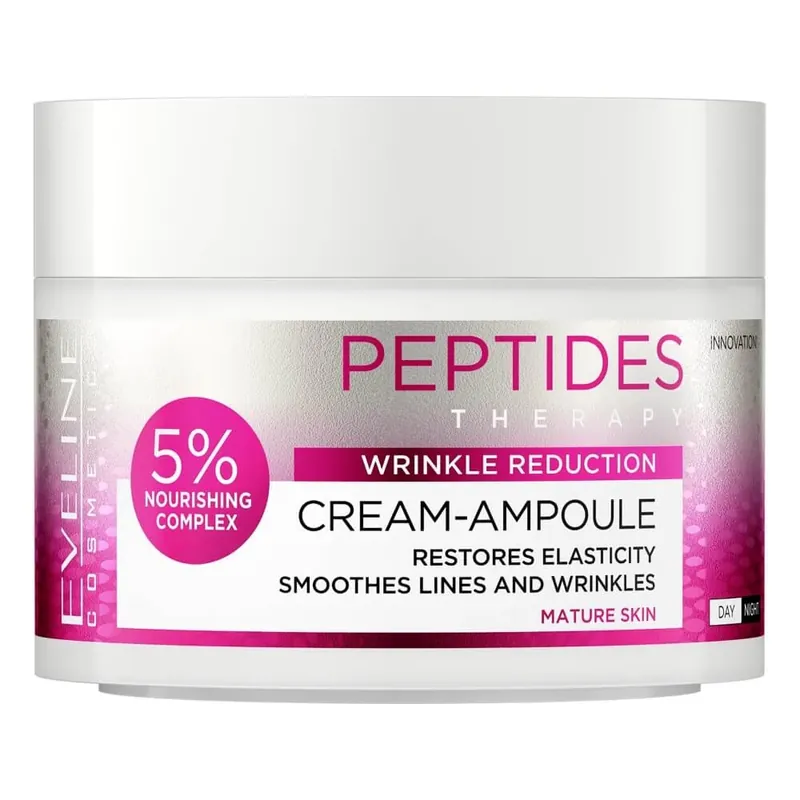 Plată securizată Eveline Cosmetics Peptides Therapy Cream-ampoule, 50 ml
