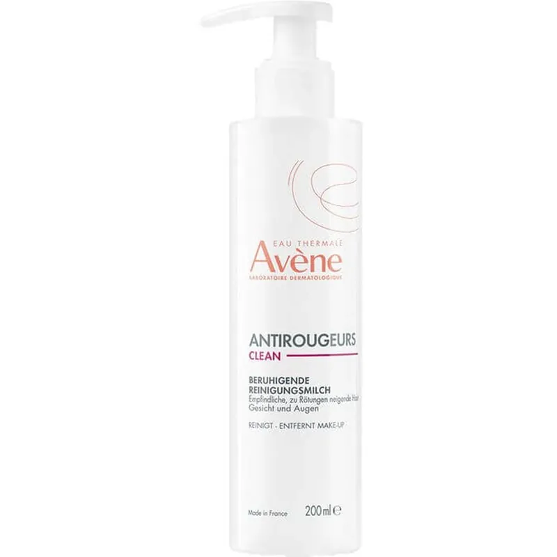 Cumpărături sigure AVENE Antirougeurs Clean Lapte de curățare calmant 200 ml