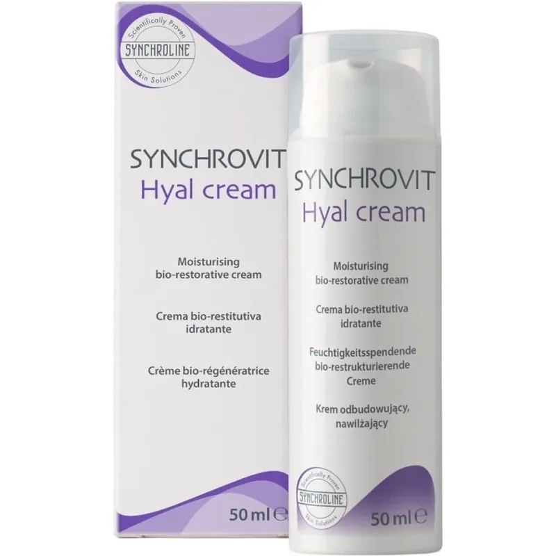 Disponibil imediat Synchrovit Hyal Cream Cremă hidratantă reparatoare 50 ml