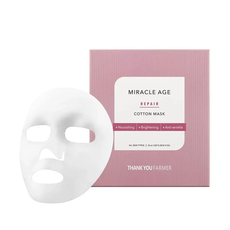 Ieftin Mulțumesc fermierului Miracle Age Repair Cotton Mask Mască hrănitoare pentru față 25ml