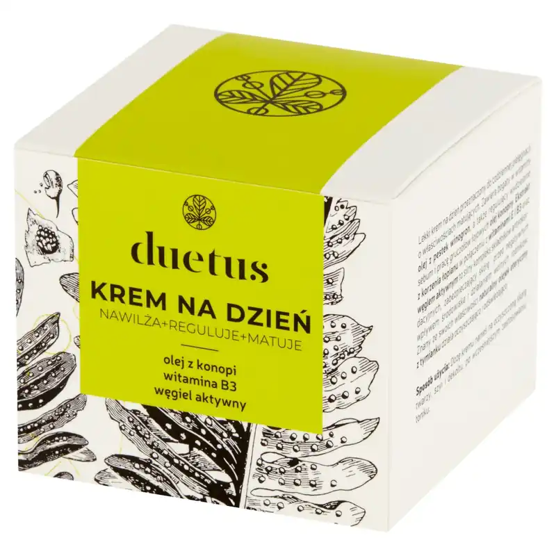 Promoție Duetus, Cremă de zi, hidratează, reglează, matifiază, 50 ml