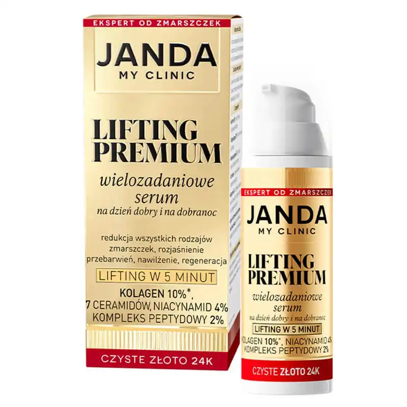 Ultima șansă Janda My Clinic Lifting Premium, ser multitasking de zi și de noapte, 30 ml