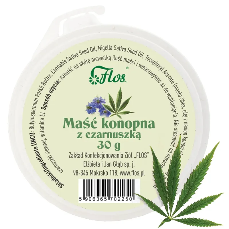 Flos, unguent de cânepă cu chimen, 30 g Ieftin