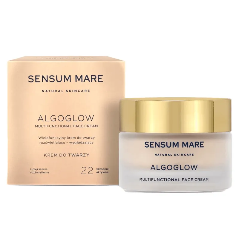 Sensum Mare Algoglow, cremă de față multifuncțională pentru iluminare și netezire, 50 ml Discount