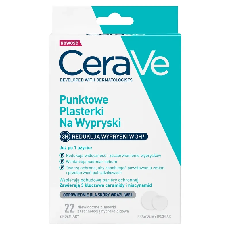 Ofertă limitată CeraVe, patch-uri pentru pete, 22 bucăți