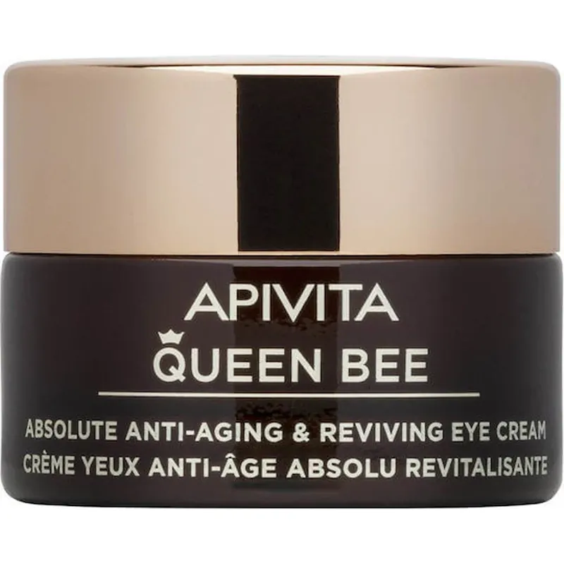 Apivita Queen Bee Cremă de Ochi Hidratantă și Anti-îmbătrânire împotriva Cearcănelor pentru Pielea Matură 15ml Lichidare de stoc