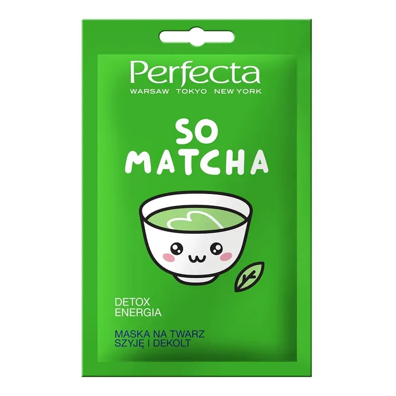 Ofertă limitată Perfecta So Matcha Mască de față pentru detoxifiere amp; energie pentru gât și decolteu, 10ml