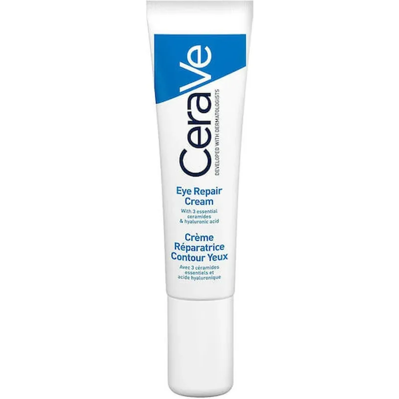 Ofertă specială CeraVe Eye Repair Cremă Hidratantă pentru Ochi împotriva Cearcănelor cu Acid Hialuronic 14ml