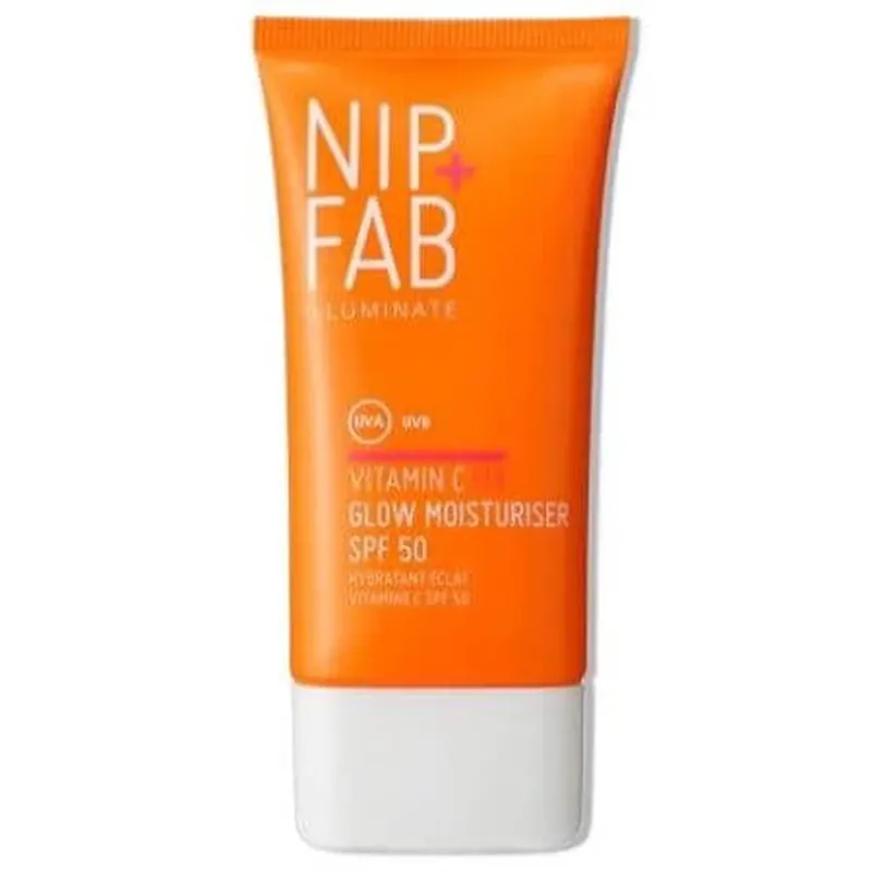 Preț mic Crema de fata iluminatoare cu SPF50 UVA UVB, Vitamin C Fix Glow, 50 ml, NIP+FAB