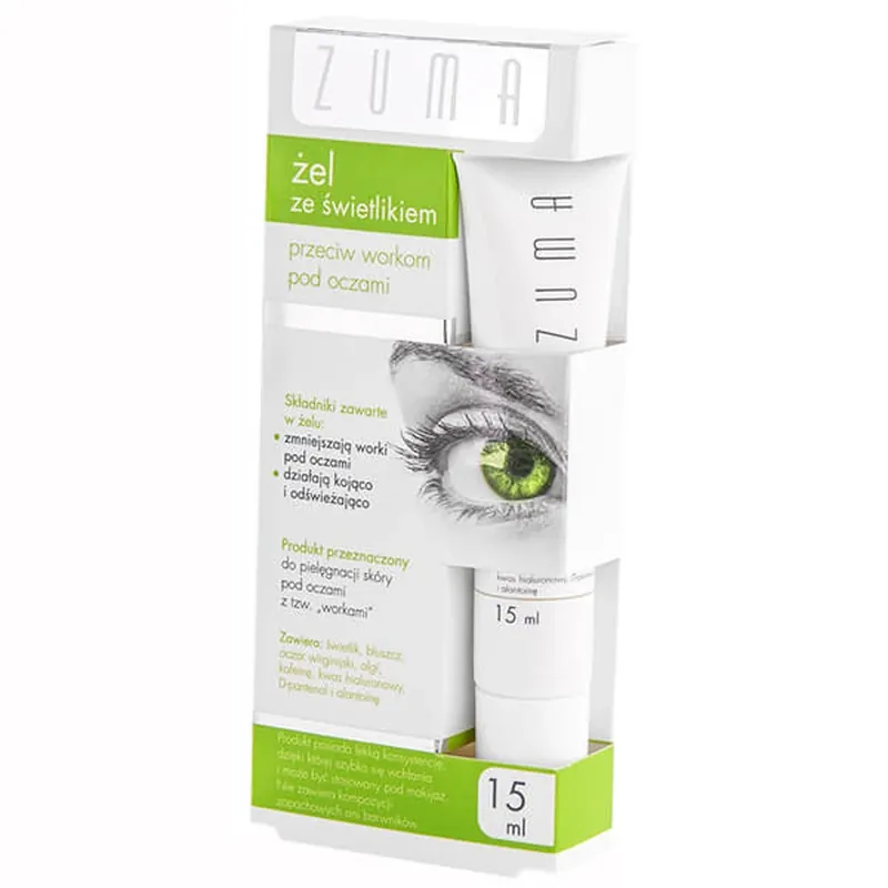 Zuma, Gel pentru ochi împotriva pungilor de sub ochi, 15 ml Reduceri