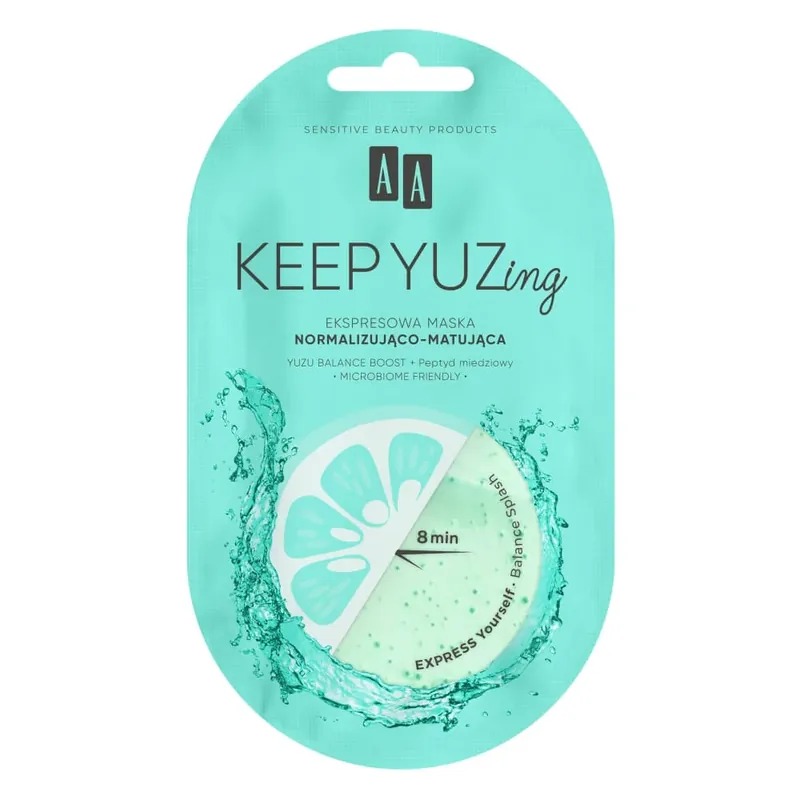 Oceanic Keep Yuzing Express Mască normalizantă și matifiantă, 7 ml Ultima șansă