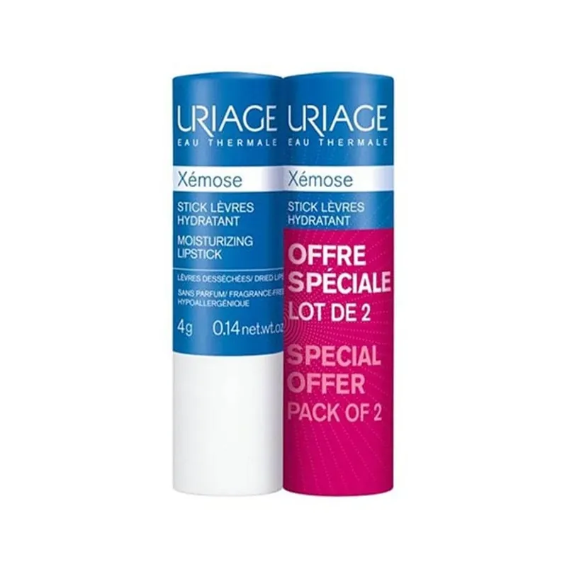 Uriage Xemose Lips Stick 2x4g Popular