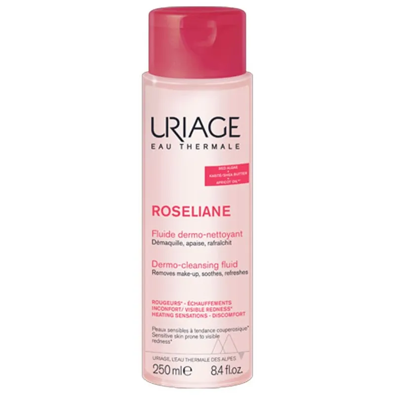 Fluid de curățare Uriage Roseliane pentru pielea sensibilă predispusă la roșeață 250ml Vezi acum