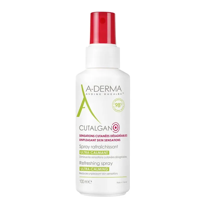Plată sigură A-Derma Cutalgan Ultra-Calm Spray revigorant 100ml