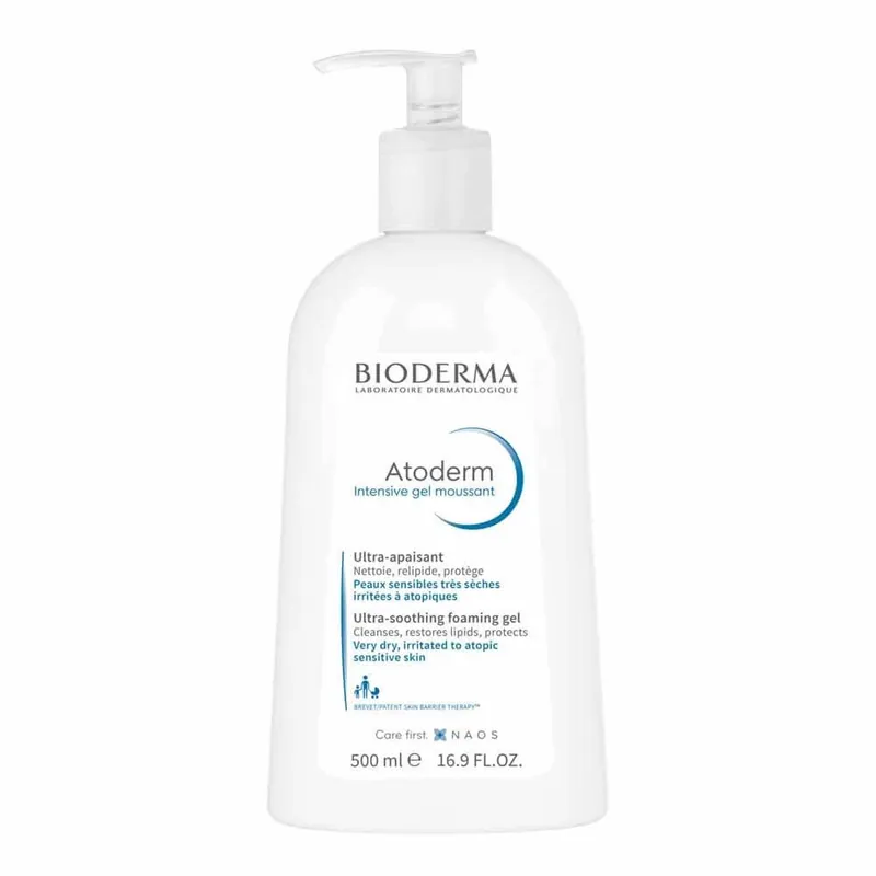 Super ofertă Bioderma Atoderm Gel de curățare față și corp piele atopică 500ml