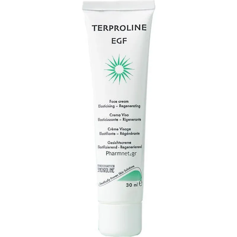 Synchroline Terproline EGF Cremă de Față 24h pentru Hidratare și Reconstrucție cu Acid Hialuronic și Ceramide 30ml Lichidare de stoc