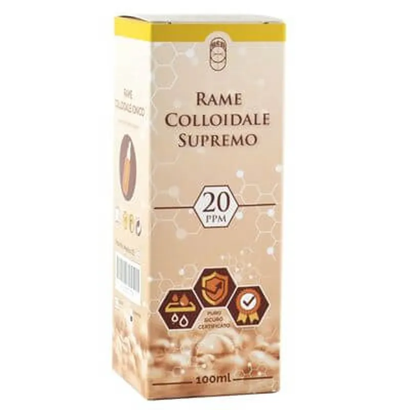 Ofertă exclusivă Cupru coloidal suprem 20ppm 100 ml