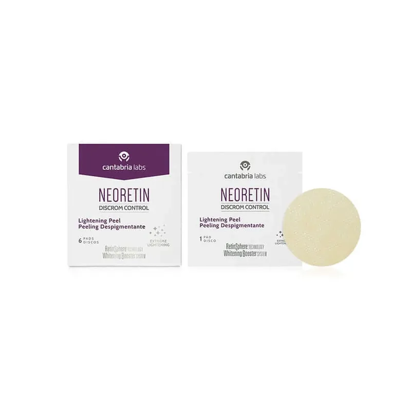 Neoretin Discrom Control Pads de exfoliere pentru iluminare 6 buc. Plată securizată