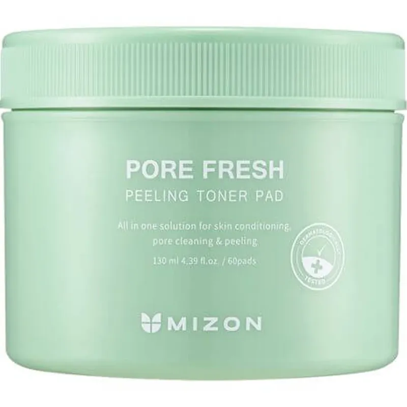 Mai ieftin Dischete exfoliante imbibate in toner cu AHA, BHA si PHA Pore Fresh, 60 bucati, Mizon