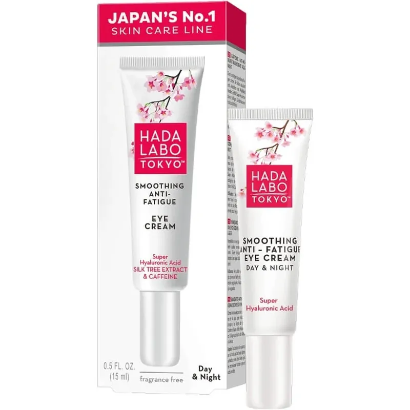 Livrare rapidă Hada Labo Tokyo WHITE Smoothing Anti-Fatigue Eye Cream INT ...